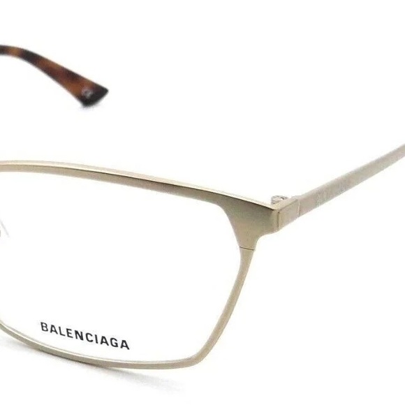 BALENCIAGA MATTE SILVER OPTICAL EYEGLASSES BB0085O - Picture 6 of 6